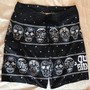 Quicksilver skull swim shorts 36